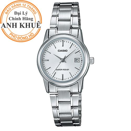 Đồng hồ nữ dây kim loại casio anh khuê ltp-v002d-7audf