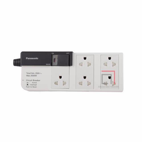 Ổ cắm có dây Panasonic WCHG28352 5 ổ cắm ( Hàng Nhập Khẩu ) - Huy Tưởng