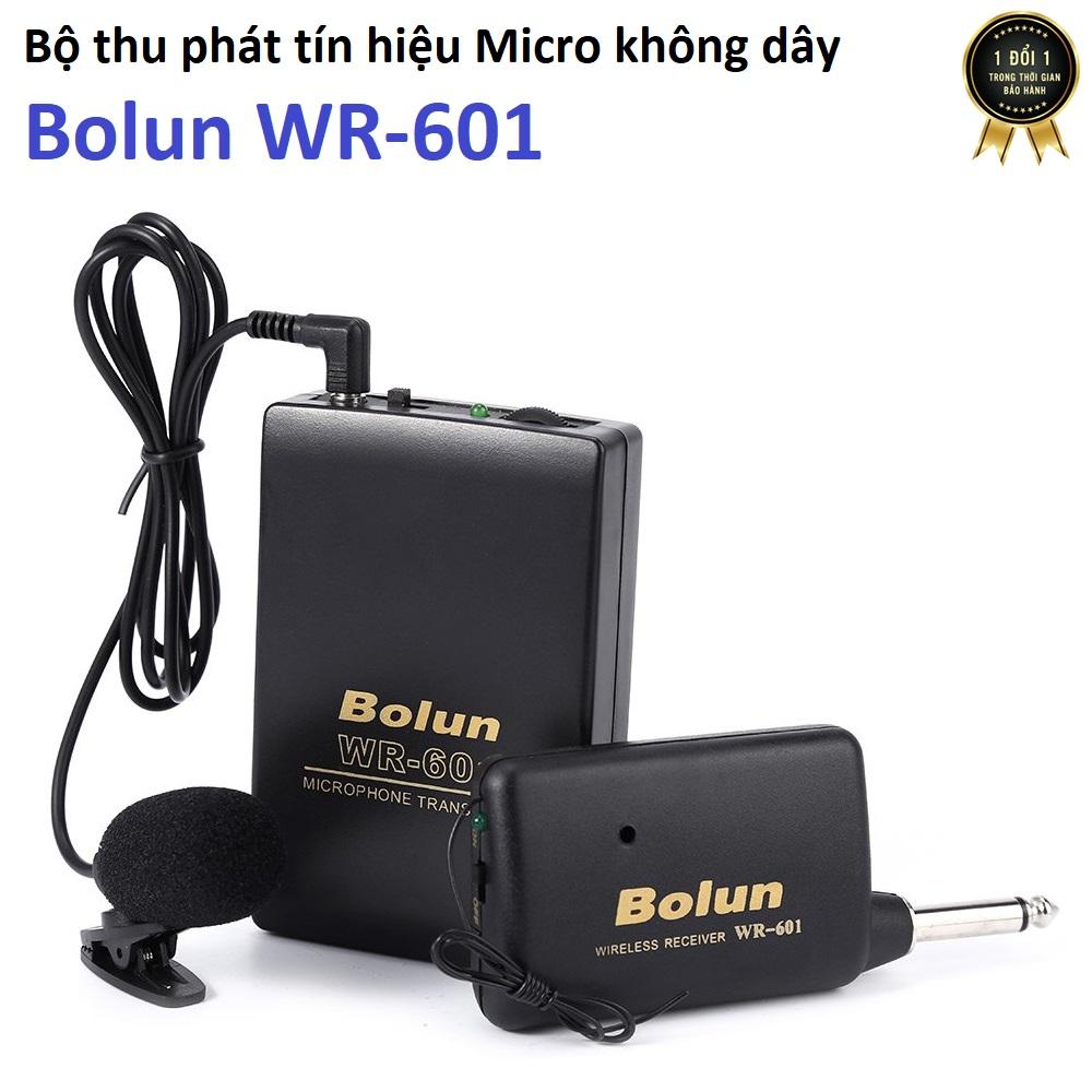 Bộ Micro không dây Bolun WR-601 - Bộ thu phát không dây cho micro