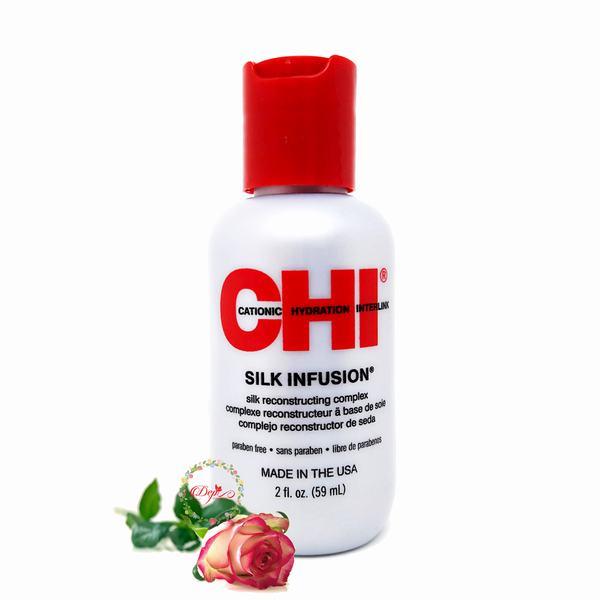 Tinh dầu dưỡng tóc mỹ cho tóc khô xơ hư tổn chi silk infusion 59ml