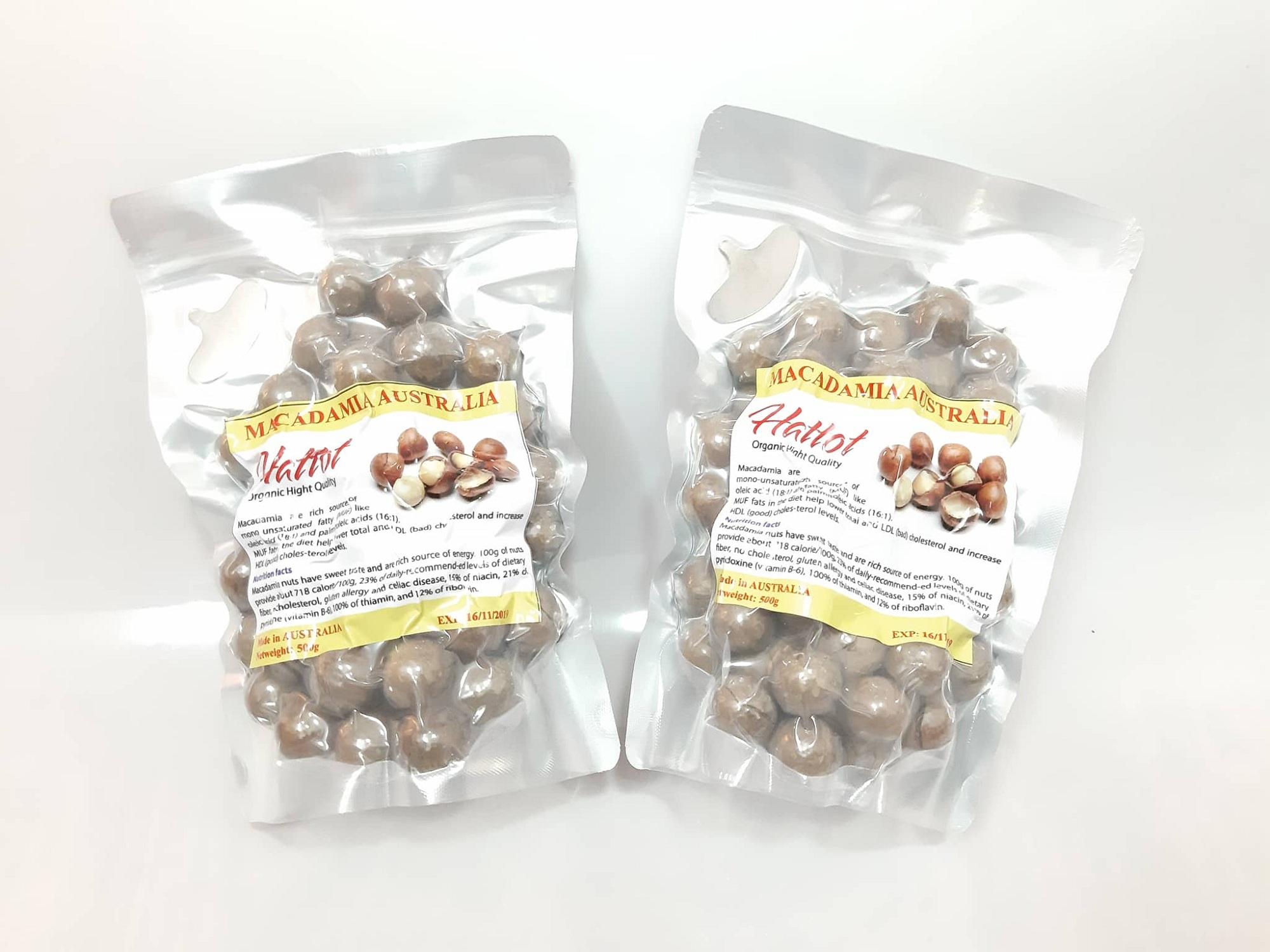Hạt macca úc nứt vỏ 500gr