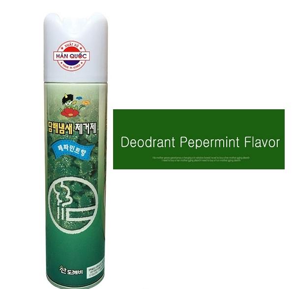 Xịt thơm phòng khử mùi sandokaebi hàn quốc hương bạc hà 370ml hph6