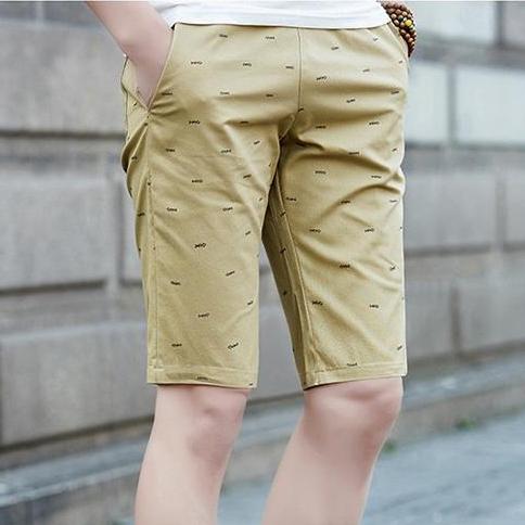 Quần short kaki thể thao nam họa tiết thời trang OCCO