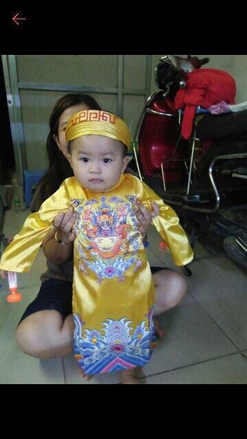 sét áo dài cách tân cho bé trai 10-35kg