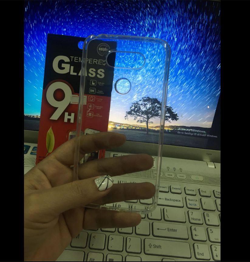 Ốp lưng dẻo silicon cao cấp cho LG G5 Tặng kính cường lực