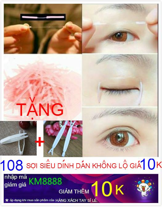Chỉ kích mí combo 108 sợi + que y bán lẻ giá sỉ