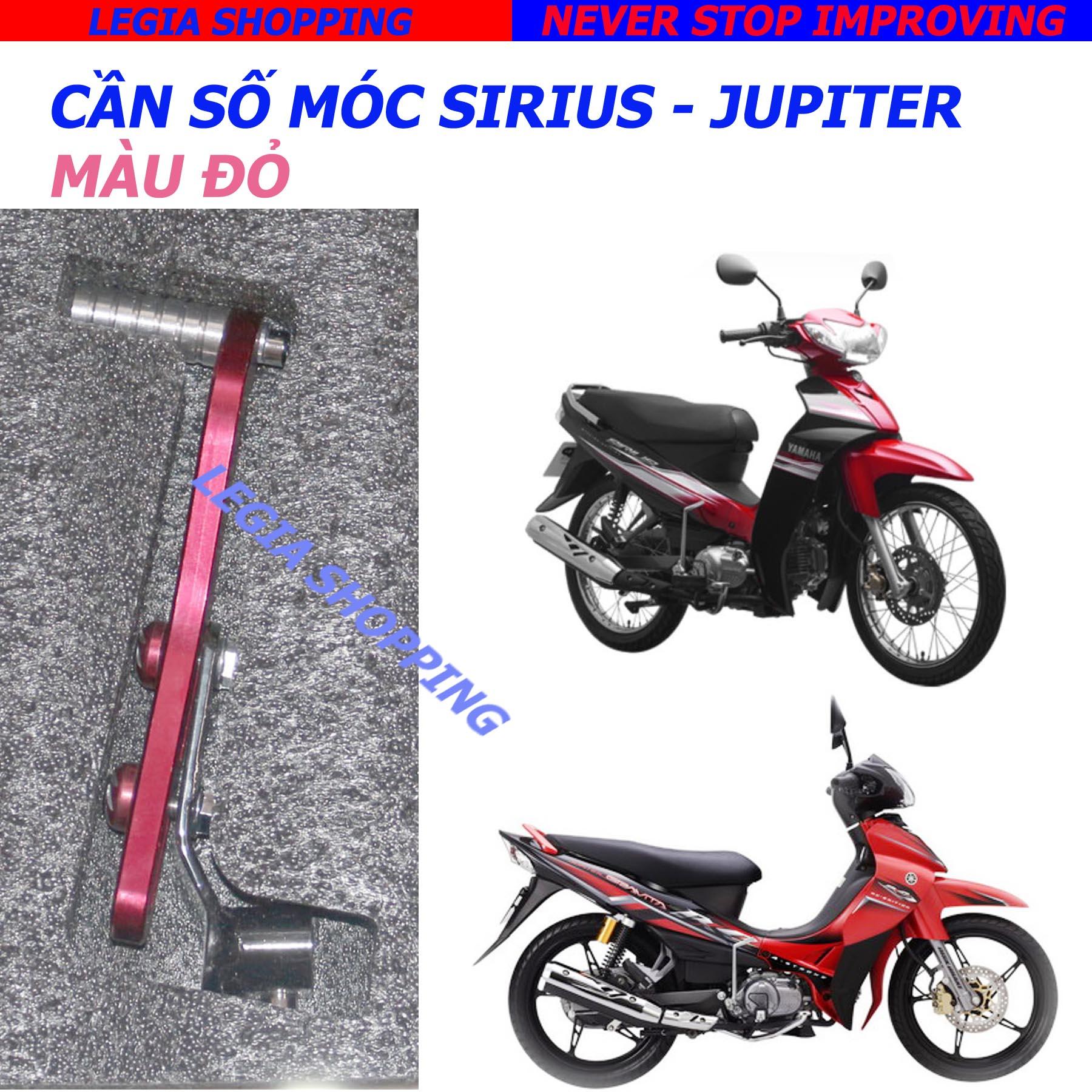 CẦN SỐ MÓC RZM GẮN XE YAMAHA SIRIUS - JUPITER MÀU ĐỎ