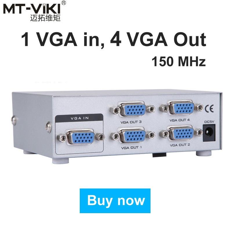 Bộ chia vga 1 in 4 out 1 máy tính ra 4 màn hình cùng lúc