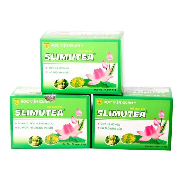 Liệu trình giảm cân từ 3 hộp trà sen SLimutea Học Viện Quân Y (3 hộp) nhập khẩu