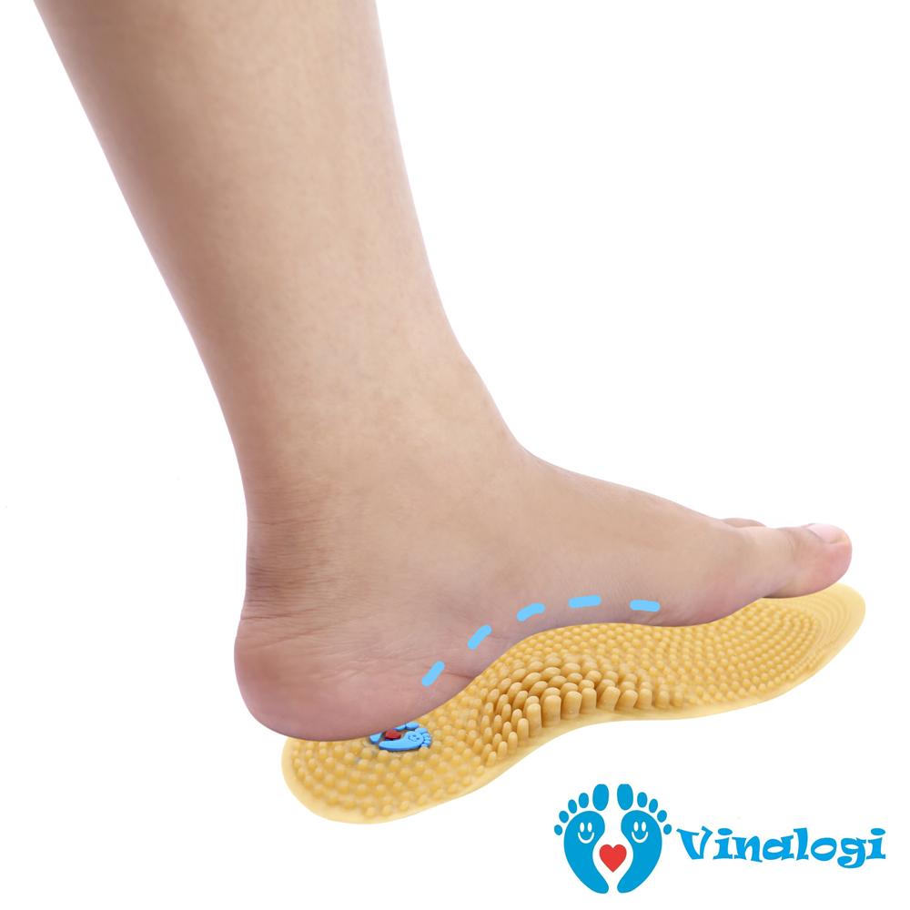 Miếng lót giày massage bấm huyệt và khử mùi hôi chân Vàng nhiều size size 36 / vang