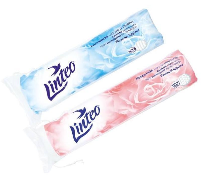 Bông tẩy trang Linteo 100 miếng/bịch - hàng nhập khẩu Châu ÂU nhập khẩu