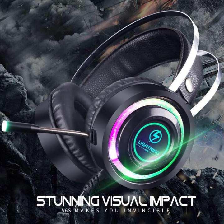 Tai nghe Lightning V6S cổng usb, âm thanh 7.1