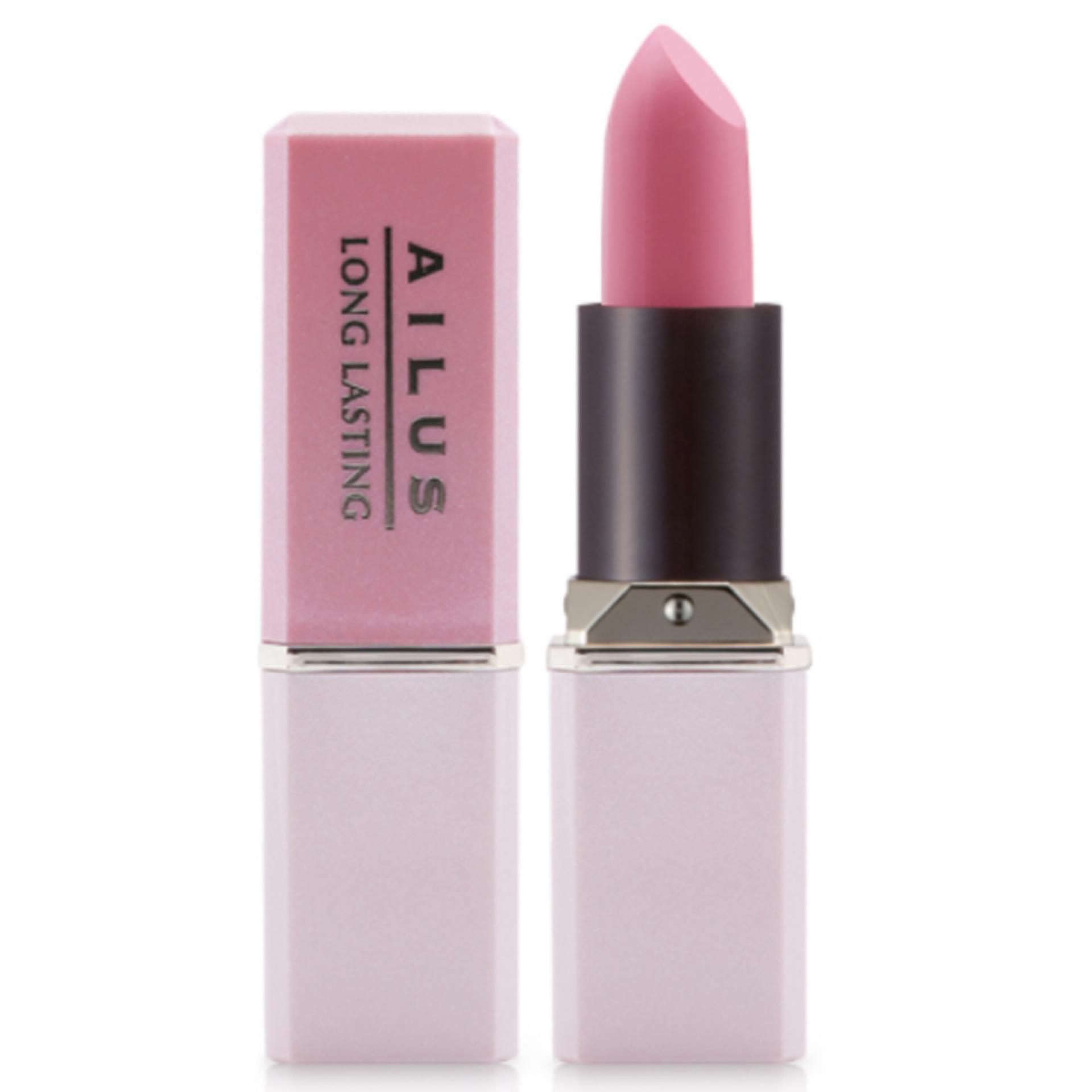 Son Naris Alus Smooth Lipstick Long Lasting mịn môi lâu trôi Cao cấp Nhật Bản #165 Frosted Pink