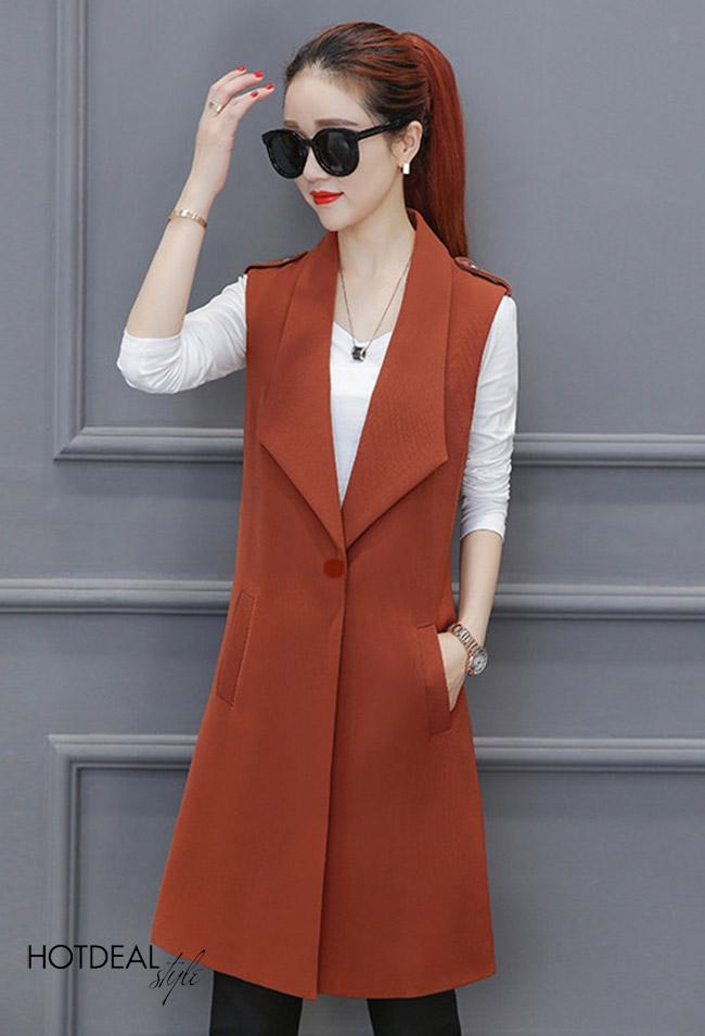 Áo vest form dài
