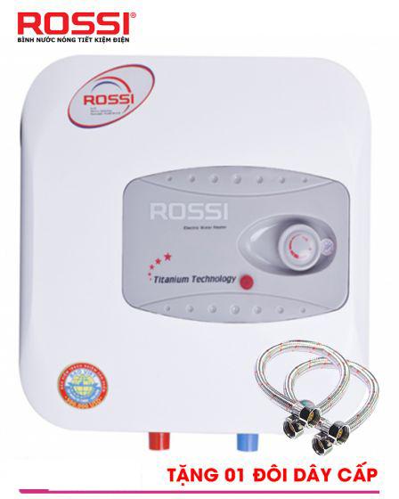Bình nước nóng rossi r15 titannium + tặng 02 dây cấp