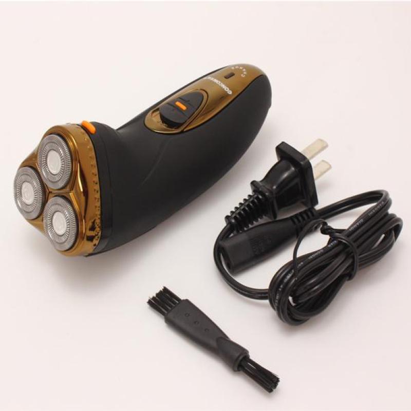 Máy cạo râu Goncon GS6088 3 lưỡi hiện điện - Hàng nhập khẩu + 1 lưỡi dao thay thế