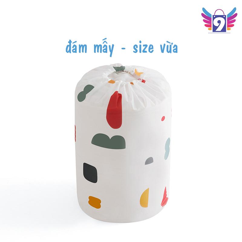 [3-5/8 Hoàn Tiền 25%] - [HCM]Túi đựng quần áo chăn màn kiểu Nhật chống ẩm mốc và thấm nước 9STORE