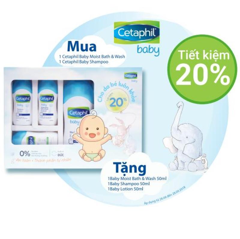 Hộp quà chăm sóc da khỏe tới trường cho bé Cetaphil Baby