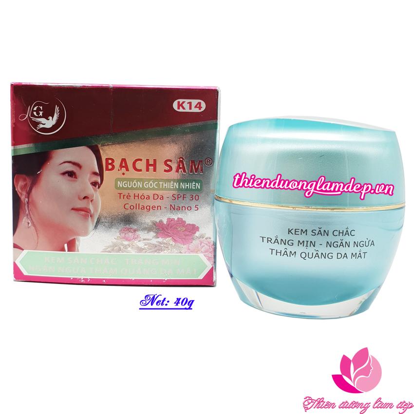Kem Bạch sâm nhau thai cừu K14 săn chắc trắng mịn trẻ hóa da mặt chống thâm quầng mắt