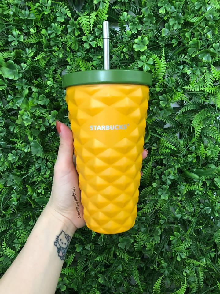 Ly cold cup giữ nhiệt starbucks trái dứa b244