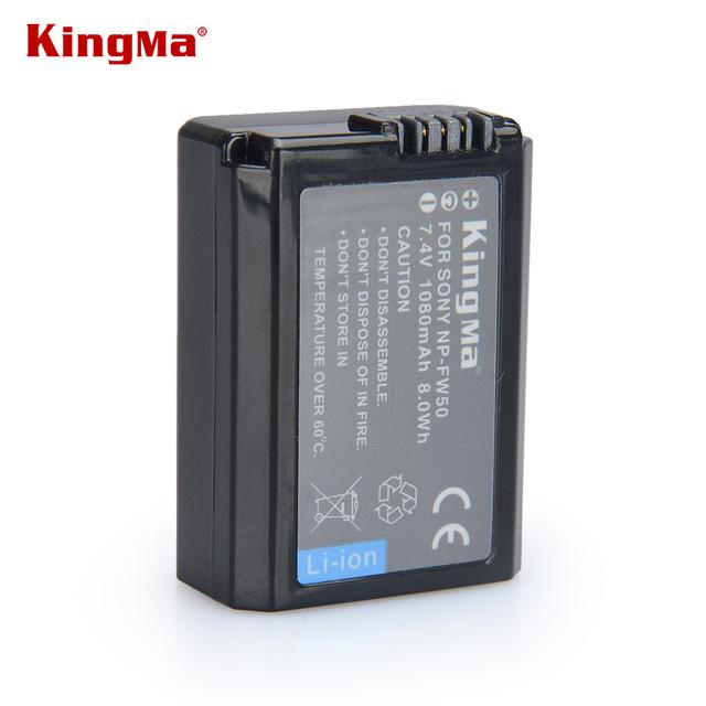 Pin sạc cho máy ảnh sony a6000 a6300 a6500 kingma np-fw50