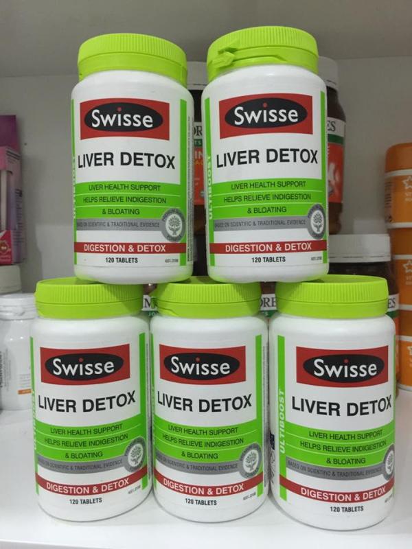 VIÊN UỐNG GIẢI ĐỘC GAN SWISSE LIVER DETOX 120V-ÚC