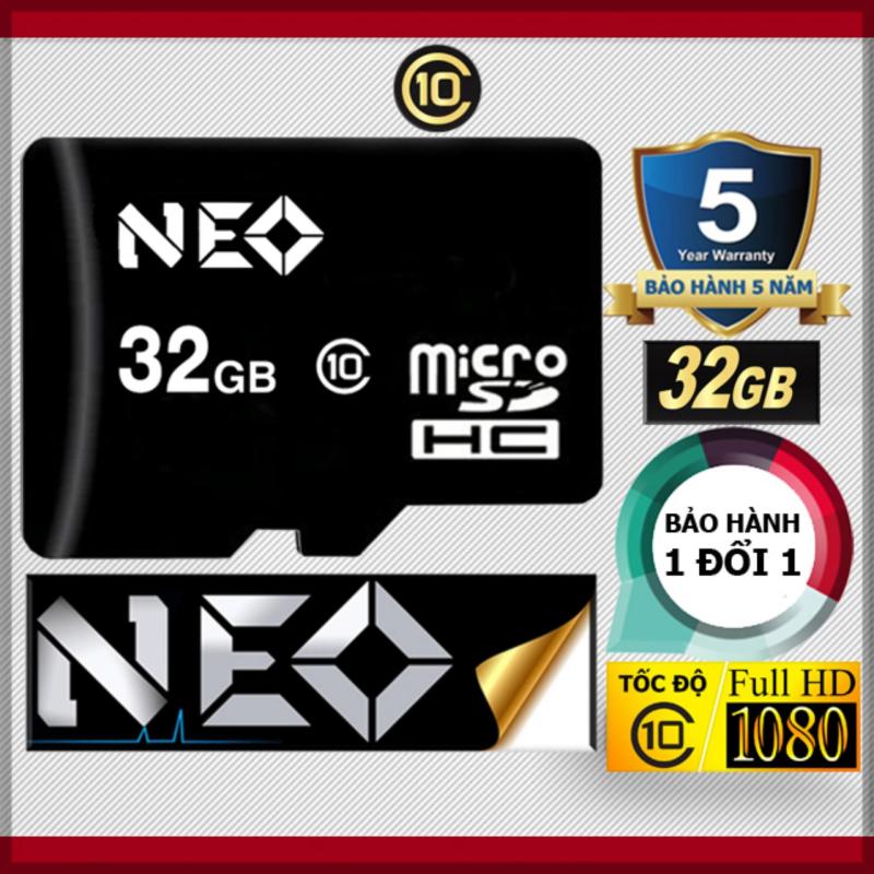 Thẻ nhớ 32GB NEO MicroSDHC Class 10 - Bảo hành 5 năm 1đổi1