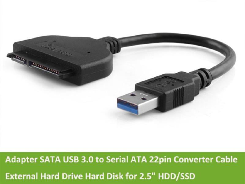 Bảng giá Cáp chuyển dữ liệu ổ cứng HDD từ USB 3.0 sang Sata 22 Pin 2.5 Inch Phong Vũ