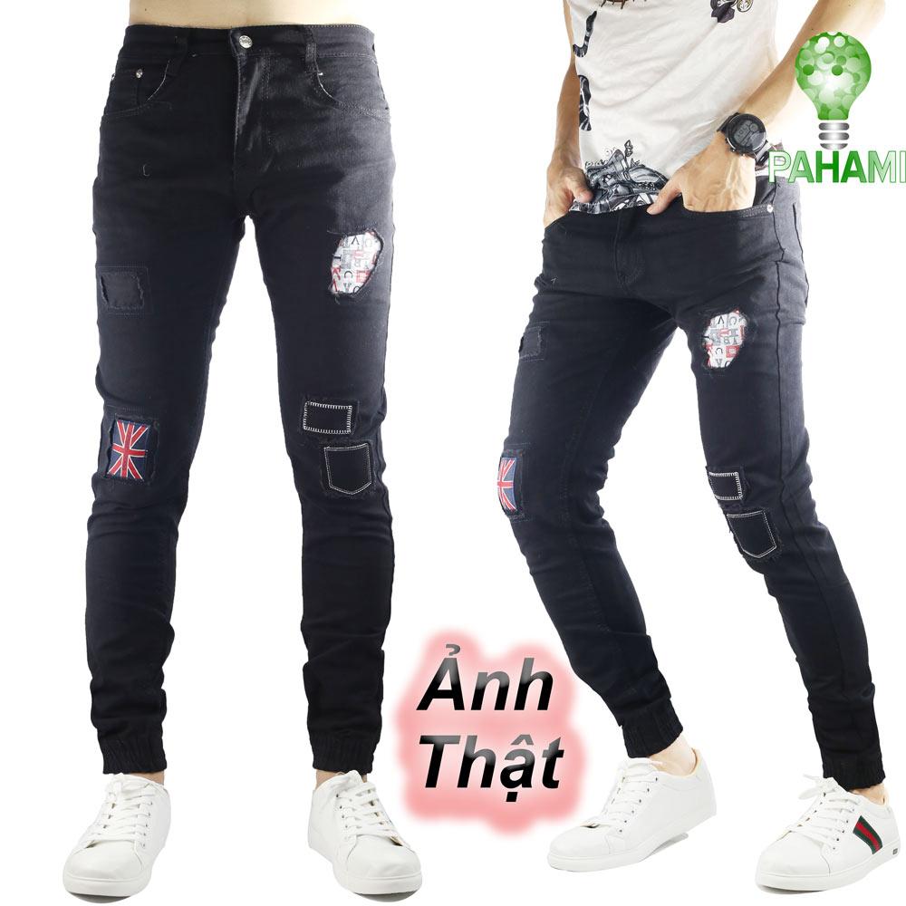 QUẦN BÒ JOGGER, QUẦN JOGGER JEANS NAM HÀN QUỐC SZONE B556