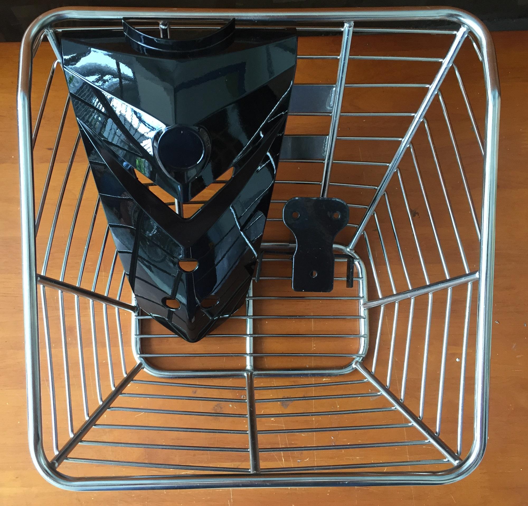 COMBO rổ xe máy SIRIUS, MẶT NẠ, BÁT MẶT NẠ, RỔ TRƯỚC