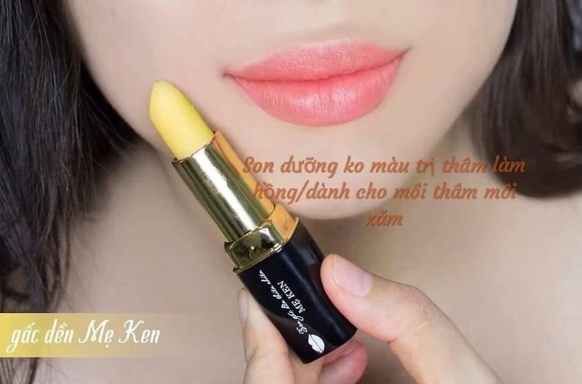 Son gấc dền không màu mẹ ken-son siêu dưỡng dạng thỏi làm giảm thâm môi làm hồng môi