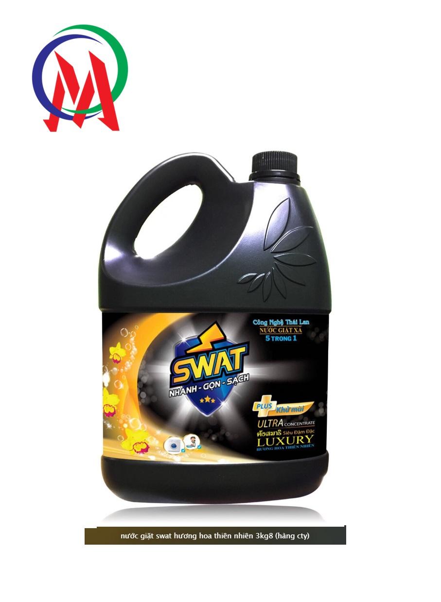 Nước giặt swat hương hoa thiên nhiên 3kg8