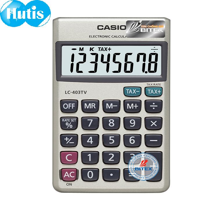 Máy tính cầm tay casio lc403tv