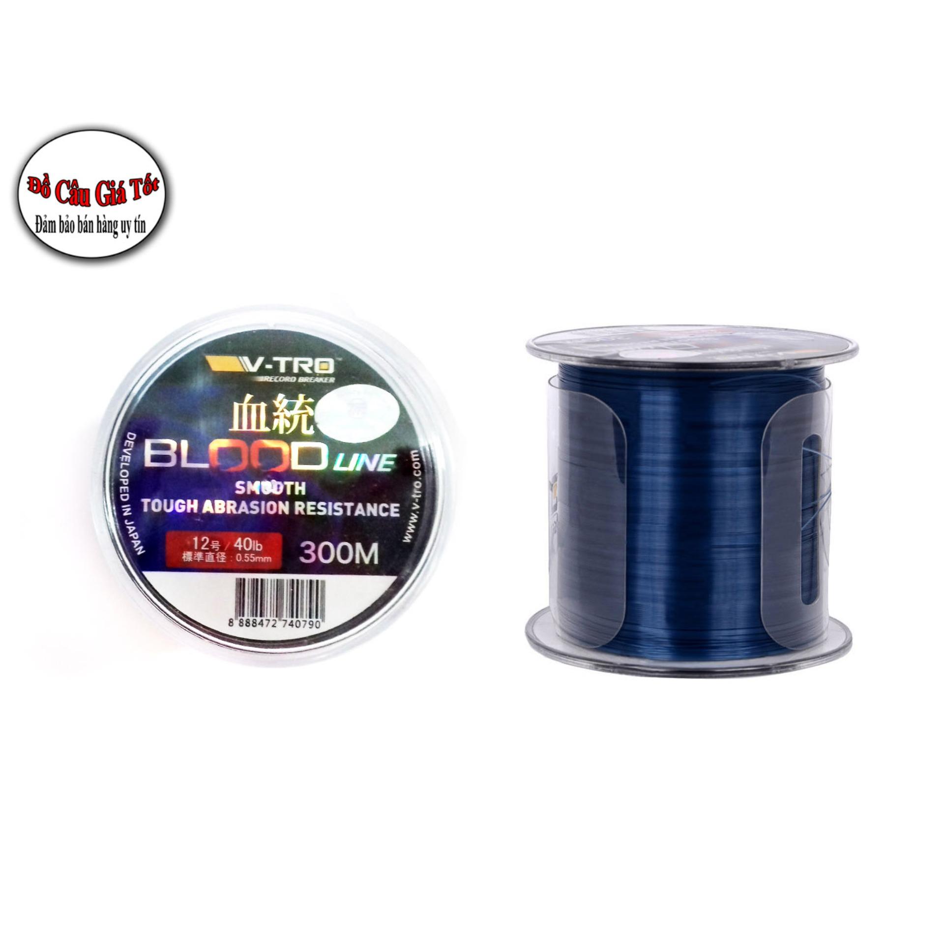 [HCM]Dây cước câu cá Bloodline Thương hiệu V-Tro Nhật Bản 0.55mm