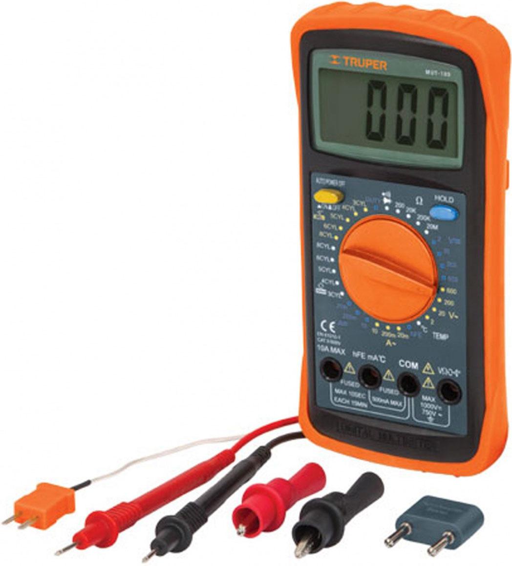 1000v đồng hồ vạn năng đo dòng điện truper 10403