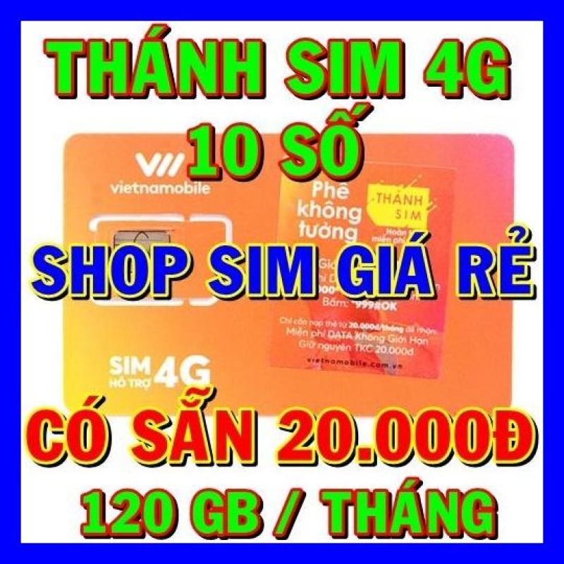Thánh sim 4G Vietnamobile 10 số FREE 120Gb/tháng - Shop Sim Giá Rẻ - thanh sim gia sỉ
