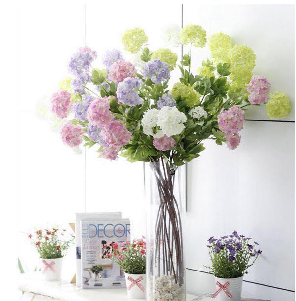 hoa cẩm tú cầu tuyết lụa (combo 2 bông)