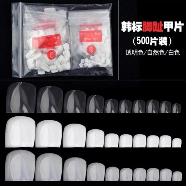 Bịch 500 cái móng chân giả