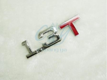 Lô gô 1.3T Ô tô kim loại dán nhãn dán đuôi xe hơi xe ô tô ss20