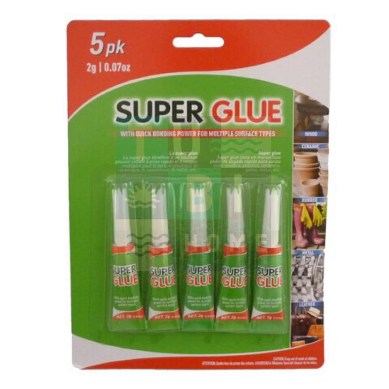 Vỉ 5 ống keo dính siêu chặt Super Glue (2g)