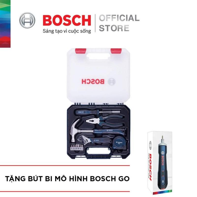 Bộ dụng cụ đa năng Bosch 12 món - Tặng Bút bi mô hình Bosch Go
