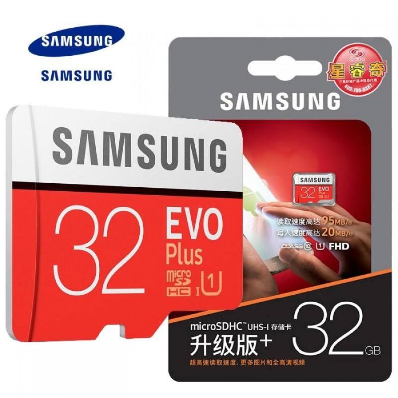 Thẻ nhớ 32gb tốc độ cao Up to 95mb/s MicroSD Samsung EVO Plus (đỏ ) thẻ