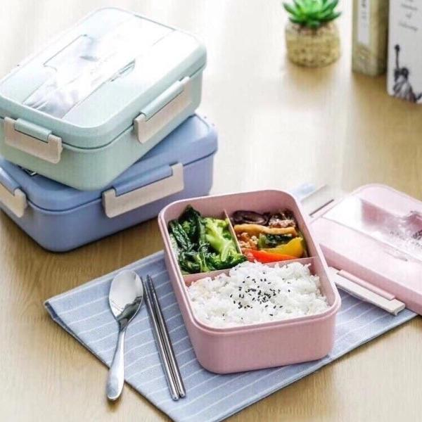 Hộp đựng cơm lúa mạch hộp cơm hộp chứa cơm lúa mạch loại cao cấp - tiện dụng