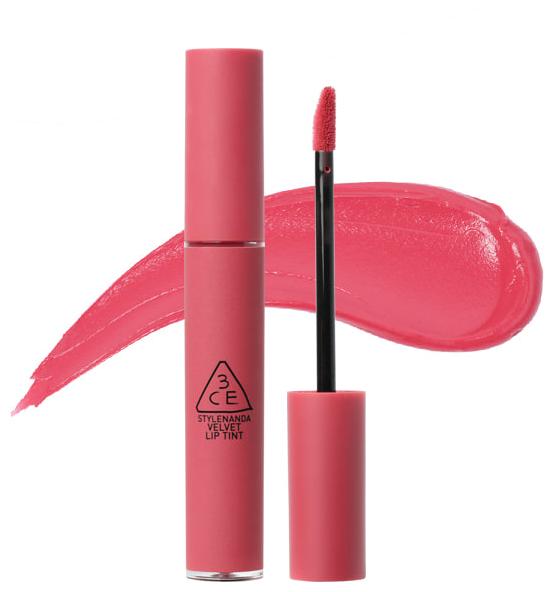 Son kem lì 3ce velvet lip tint #pink break - hồng đào