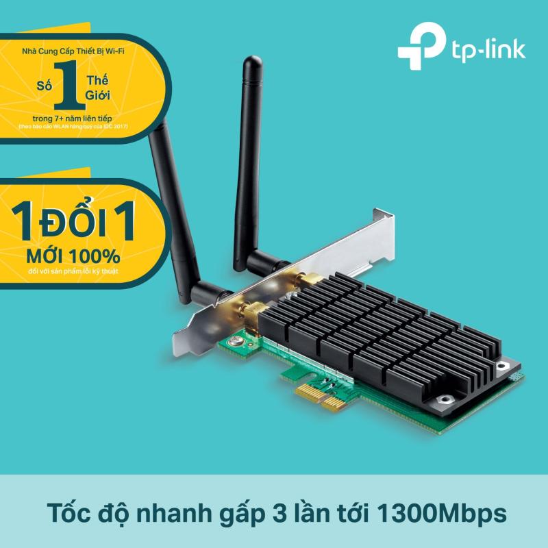 Bảng giá TP-Link - Archer T6E - Card mạng PCI Express Wi-Fi Băng tần kép Chuẩn AC 1300Mbps Hãng phân phối chính thức Phong Vũ