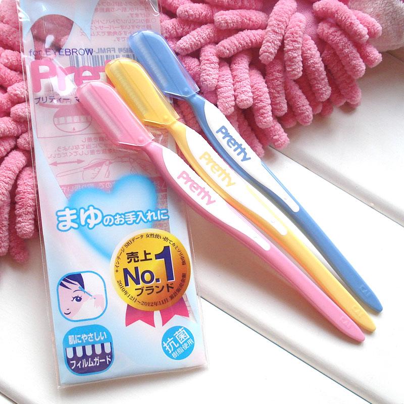 Set 3 dao cạo lông mày Pretty KAI hàng Nhật