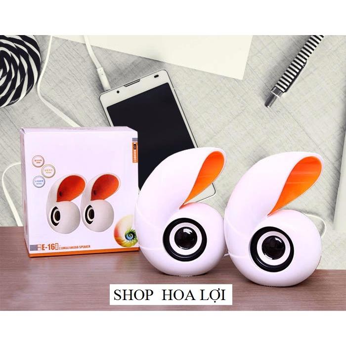 Loa máy tính ốc E16 kết nối cổng usb