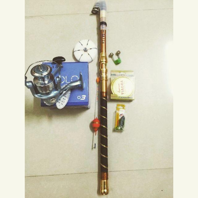 Combo cần câu cá Tiga 3m6 máy yolo 6000 full phụ kiện ( thế giới đồ câu cá ) - Thanh lý hàng tồn - đại hạ giá big sale cực hot