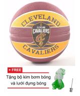 Bóng rổ Spalding NBA Team Cleveland Cavaliers Outdoor size7 + Tặng bộ kim bơm bóng và lưới đựng bóng thumbnail