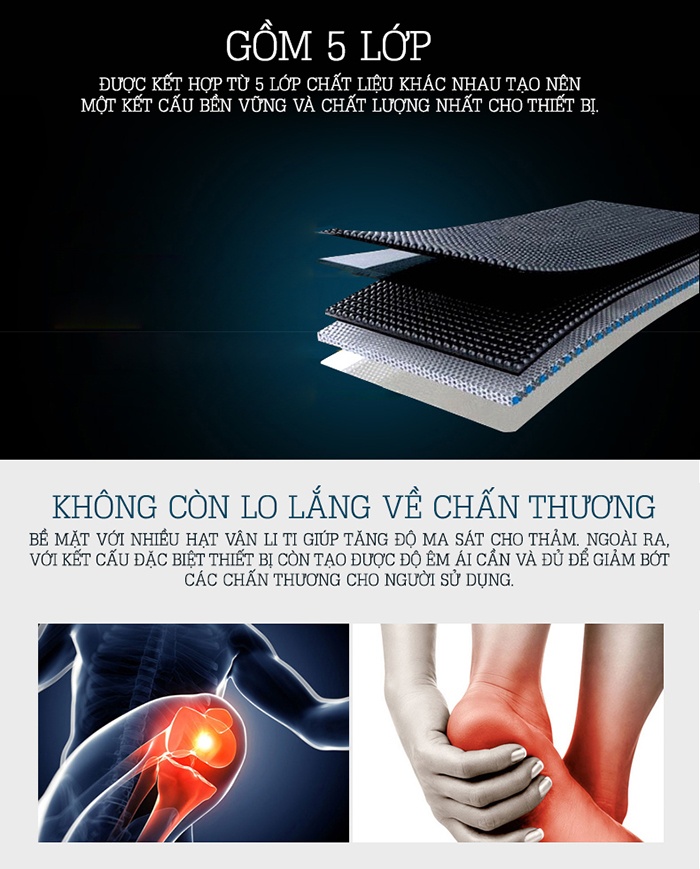 Máy chạy bộ điện Ganas T900